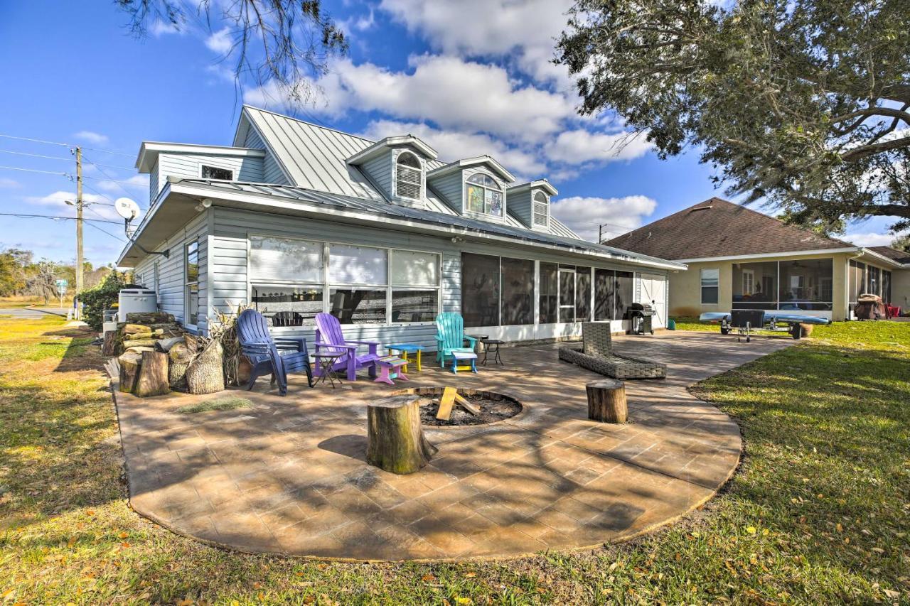 Waterfront Lake Placid Home With Dock And Fire Pit ภายนอก รูปภาพ