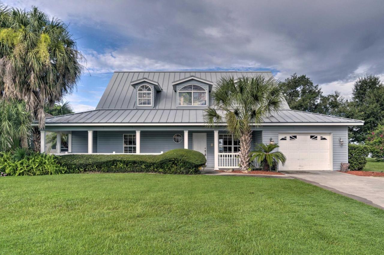 Waterfront Lake Placid Home With Dock And Fire Pit ภายนอก รูปภาพ